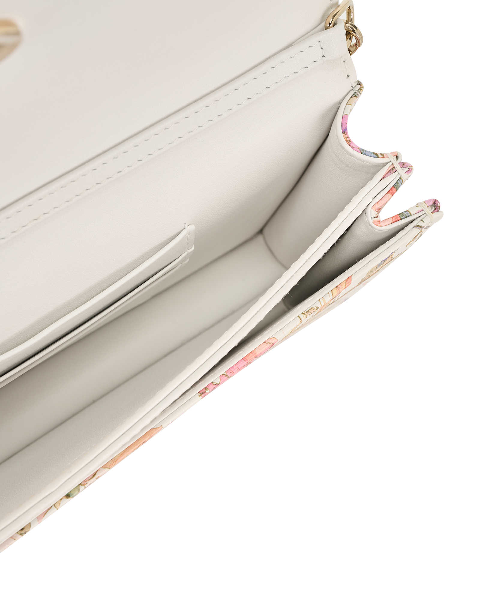 Medium Glycine Wallet On Chain, &pound;2,200, Handbags, Pink/Purple/White, Leather, Other view